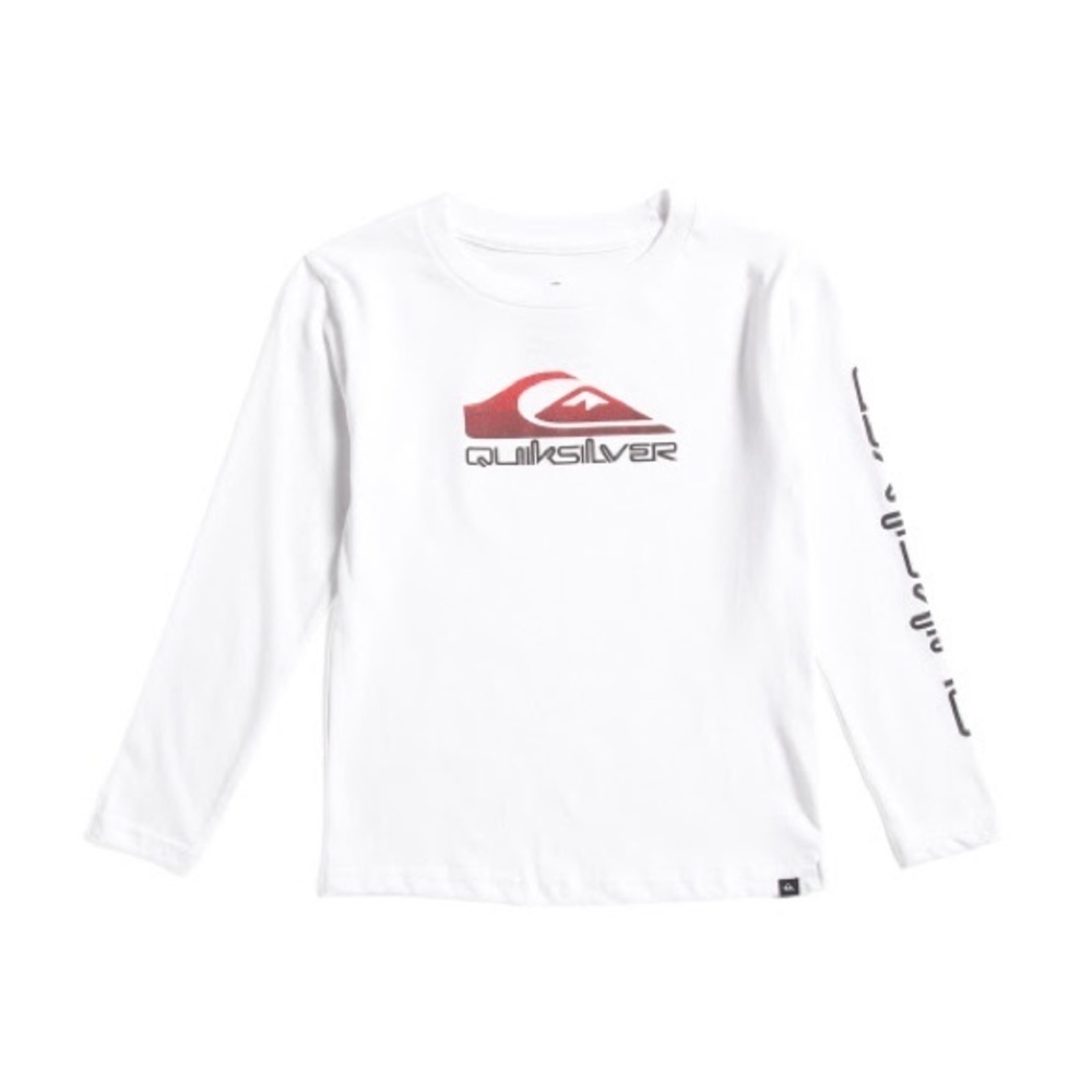 Quiksilver Kids White Long Sleeve Shirt